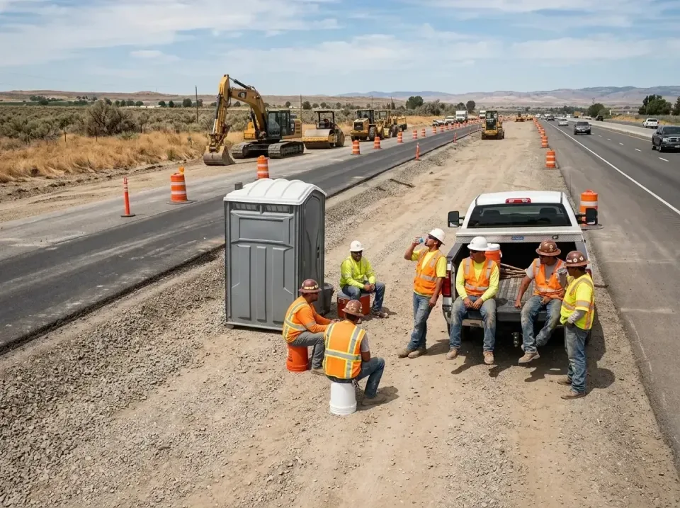 highway-road-construction-crew-007 — frequently asked questions, Porta Potty and Restroom Rentals in Marcus Hook, PA